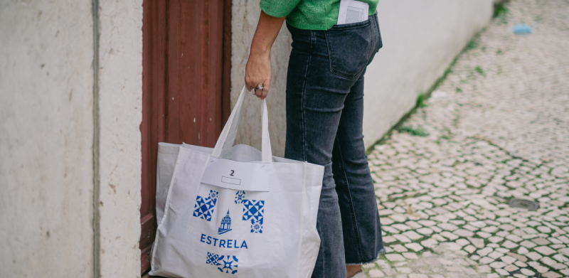 Entrega dos cabazes de Natal