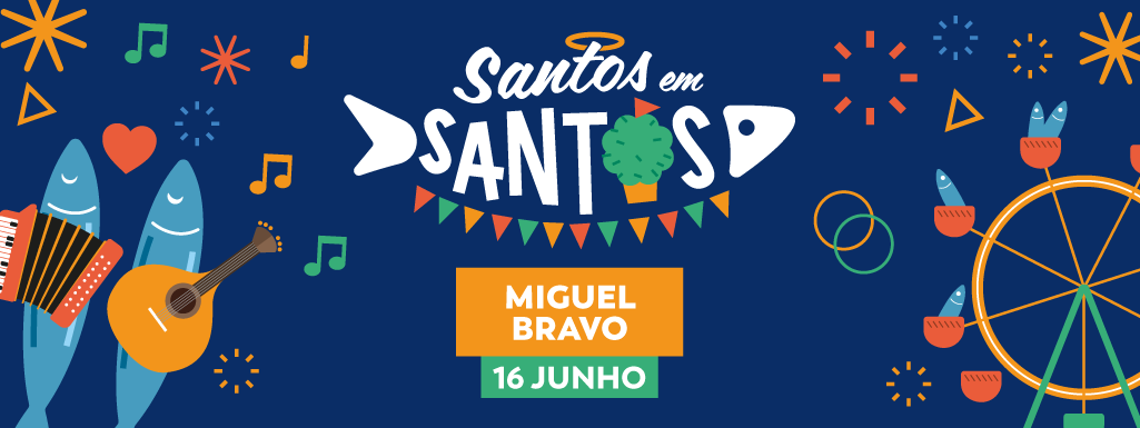 Miguel Bravo no Santos em Santos