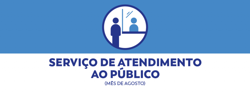 Serviço de atendimento ao público - agosto