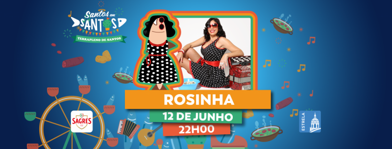 Rosinha no Santos em Santos