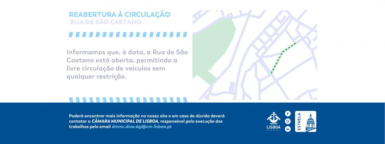 Rua de São Caetano - Circulação Reaberta 
