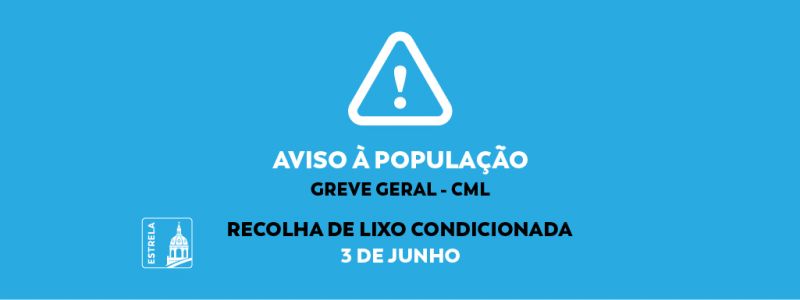 Recolha de Lixo Condicionada - CML - 3 de junho
