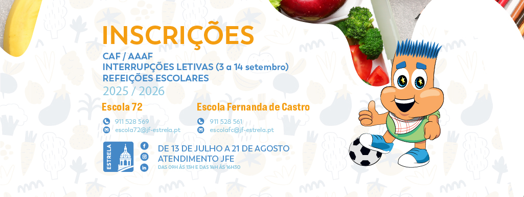 Inscri&ccedil;&otilde;es CAF e AAAF 