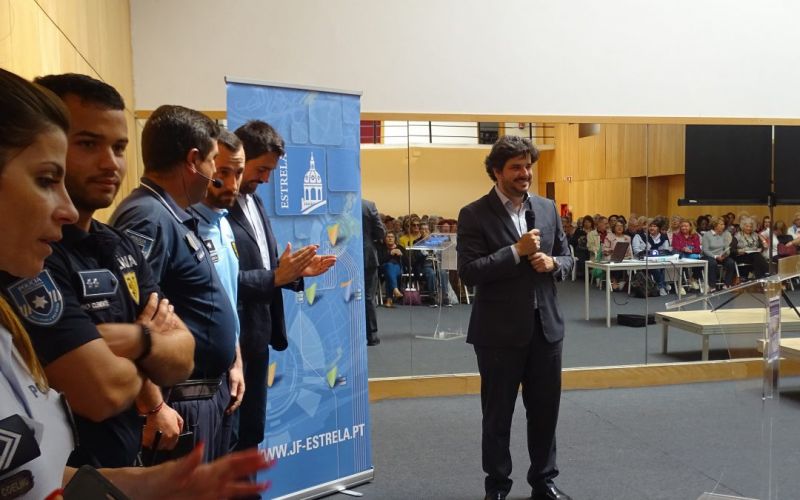 Junta da Estrela acolhe ação de sensibilização da PSP junto da comunidade sénior