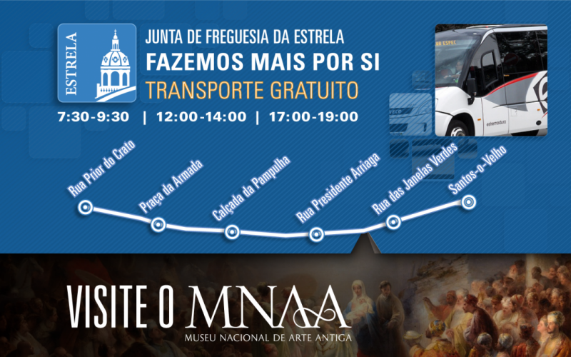 Transporte Gratuito da Junta |Obras na R. Prior do Crato