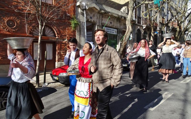 O Teatro saiu à rua, numa perfeita simbiose entre Cultura e Comunidade