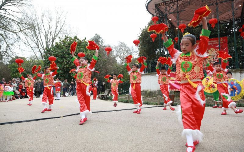 Celebração do próspero Ano Novo Chinês