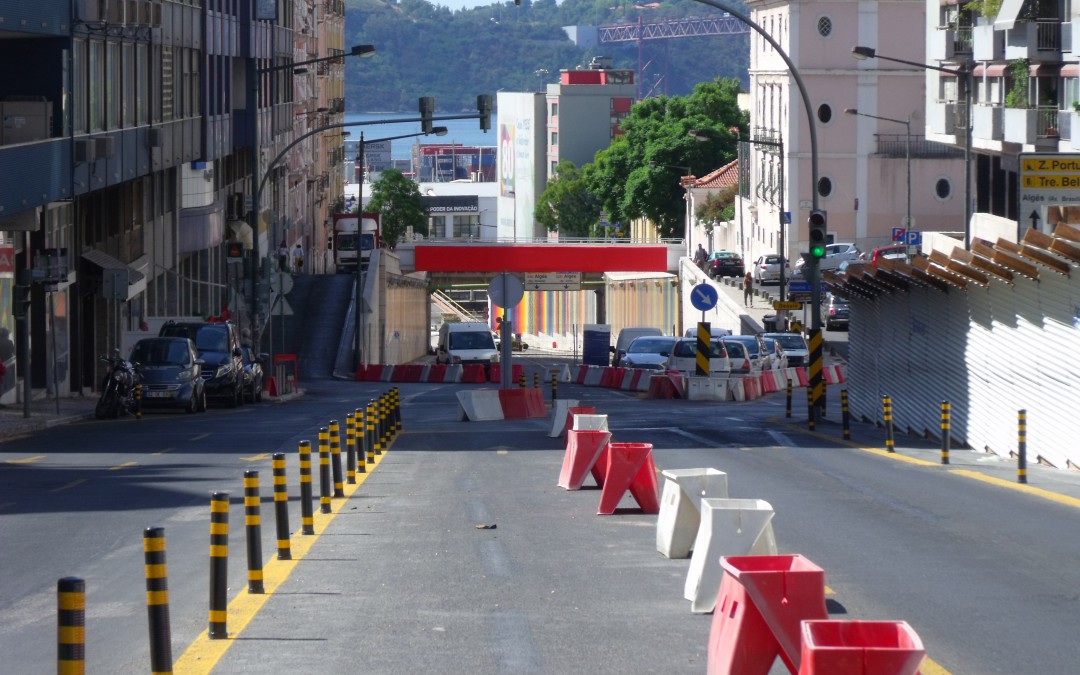 Reabertura da Av. Infante Santo