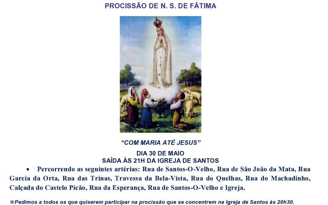 Procissão de Nossa Sra. de Fátima