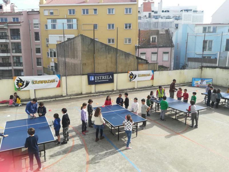 Ténis de Mesa na Escola 72