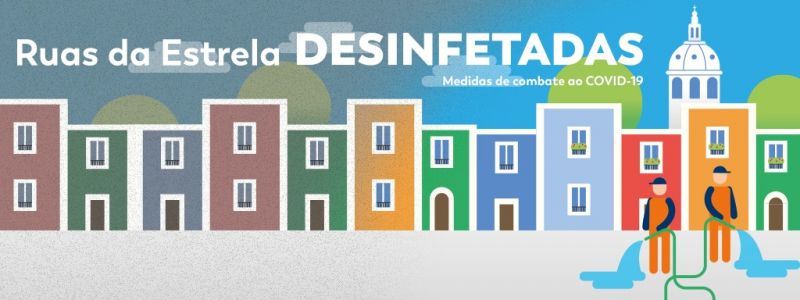 Ruas da Estrela desinfetadas