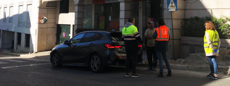 Viaturas BMW auxiliam técnicos da JFE