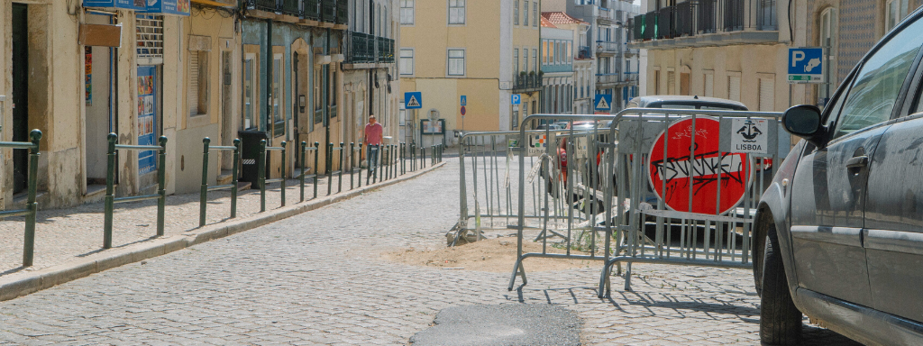 Intervenção na Rua dos Navegantes