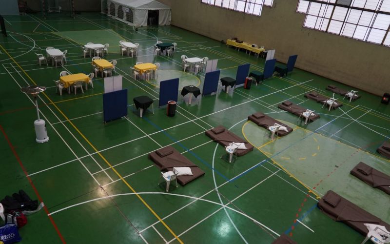 JFE abre Complexo Desportivo da Lapa para receber pessoas em situação de sem-abrigo durante a vaga de frio