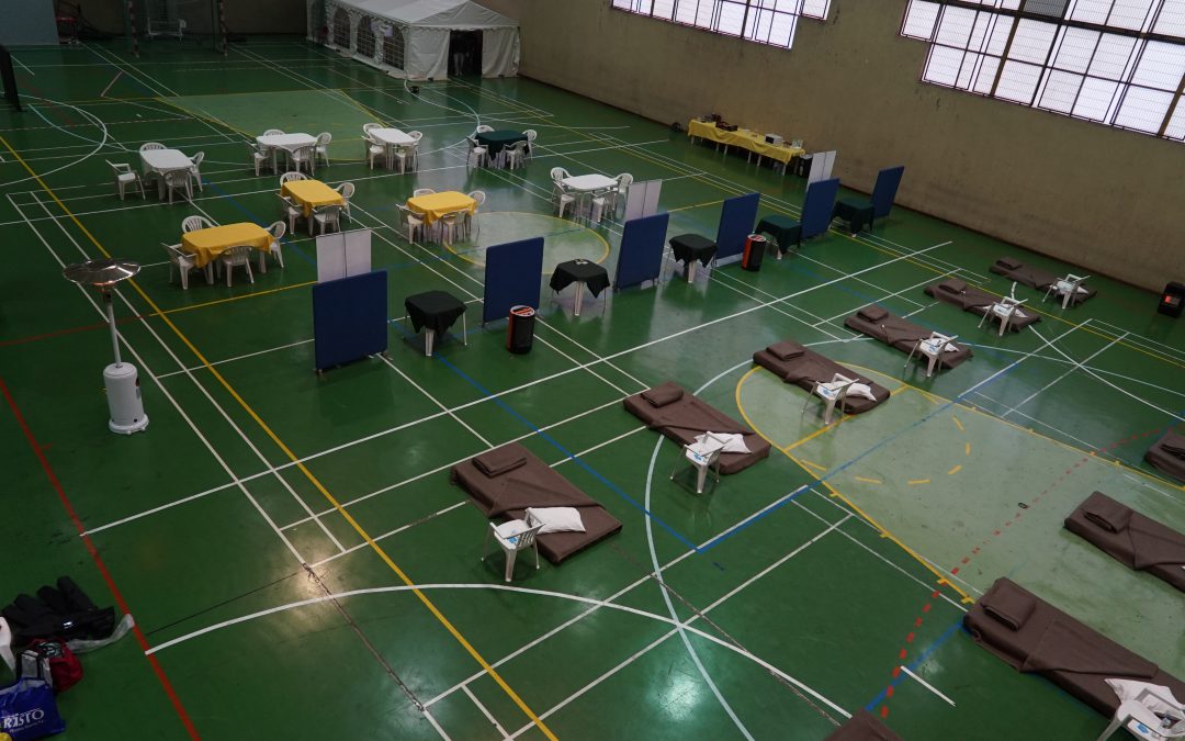 JFE abre Complexo Desportivo da Lapa para receber pessoas em situação de sem-abrigo durante a vaga de frio
