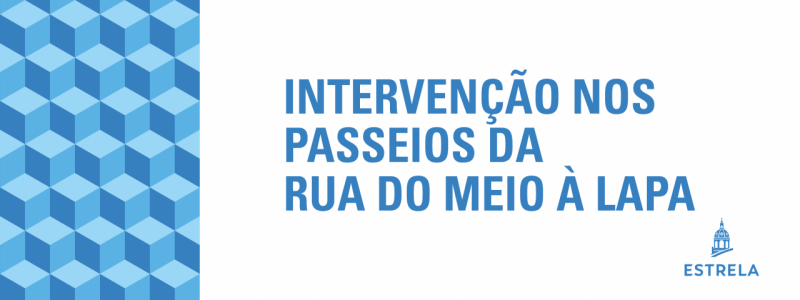 Requalificação dos passeios da Rua do Meio à Lapa