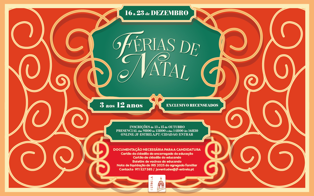 Inscri&ccedil;&otilde;es F&eacute;rias de Natal