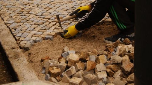 Requalificação da calçada na rua Ricardo Espírito Santo