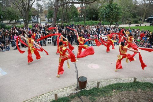 Celebração do próspero Ano Novo Chinês