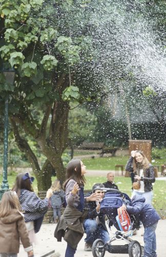 A magia da neve no Mercado de Natal da Estrela