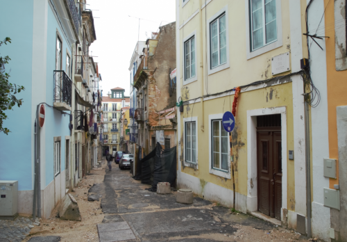 Intervenção na Rua das Madres